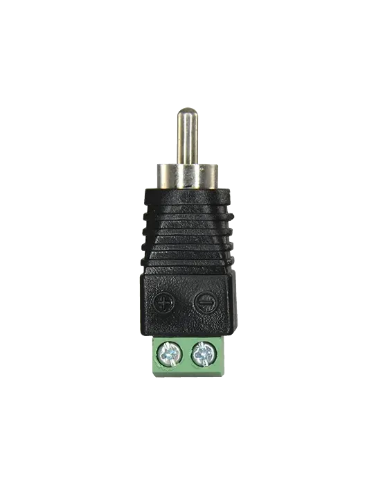 SAFIRE Conector SAFIRE - RCA macho - Salida +/ de 2 terminales - 36 mm