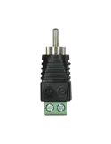 SAFIRE Conector SAFIRE - RCA macho - Salida +/ de 2 terminales - 36 mm