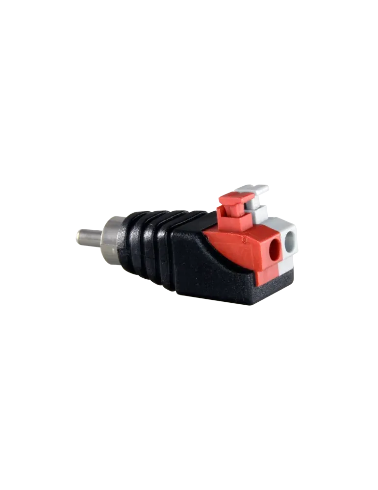 Safire - Conector RCA macho de fácil conexionado - Salida +/ de 2 term