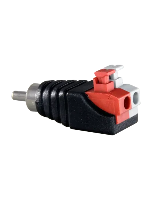 Safire - Conector RCA macho de fácil conexionado - Salida +/ de 2 term