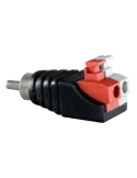 Safire - Conector RCA macho de fácil conexionado - Salida +/ de 2 term