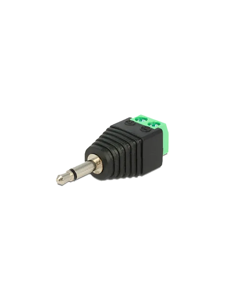 SAFIRE Conector - Jack 3.5 mm Mono - Salida +/ de 2 terminales - 41 mm