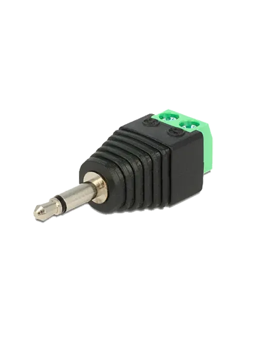 SAFIRE Conector - Jack 3.5 mm Mono - Salida +/ de 2 terminales - 41 mm