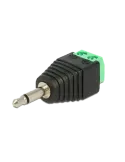 SAFIRE Conector - Jack 3.5 mm Mono - Salida +/ de 2 terminales - 41 mm