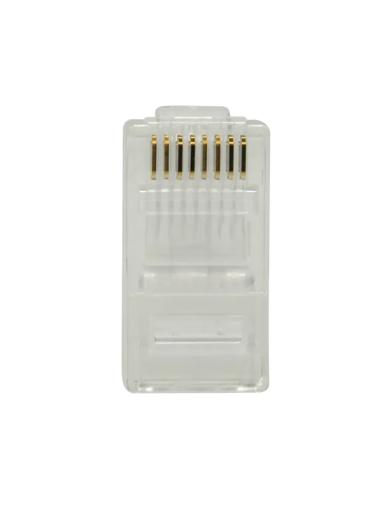 MARCA BLANCA Conector - RJ45 para crimpar - Compatible con cable UTP -