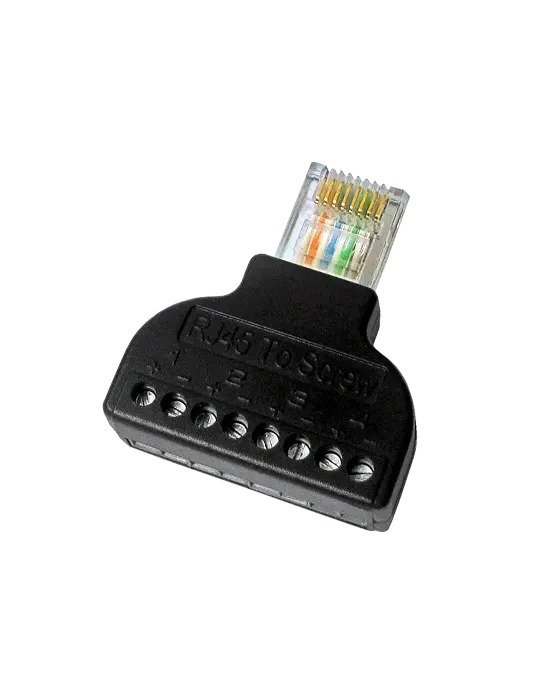 MARCA BLANCA Adaptador de RJ45 a terminal - Conector RJ45 macho - 8 te