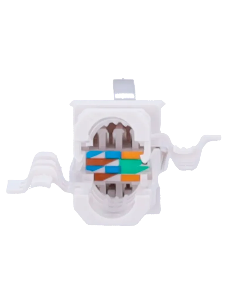 MARCA BLANCA Conector para cables UTP - Conector salida RJ45 - Compati