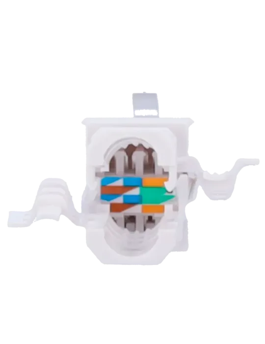 MARCA BLANCA Conector para cables UTP - Conector salida RJ45 - Compati
