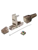 MARCA BLANCA Conector RJ45 - Compatible con cable FTP Cat 6A - Carcasa