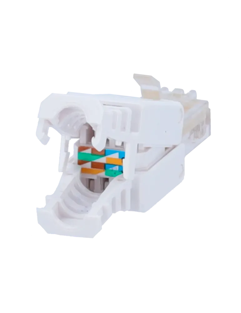 MARCA BLANCA Conector para cables UTP - Conector salida RJ45 - Compati