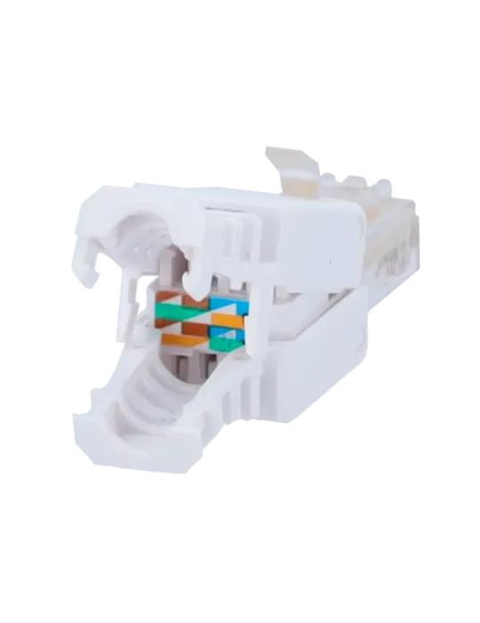 MARCA BLANCA Conector para cables UTP - Conector salida RJ45 - Compati