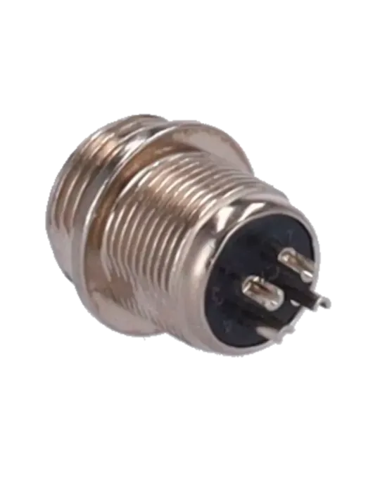 MARCA BLANCA Conector M12 Macho para soldar - Streamax compatible - 10