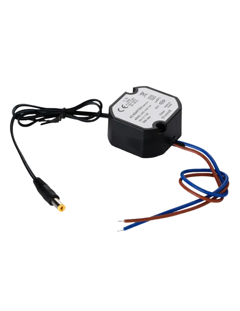 MARCA BLANCA Adaptador de Corriente - 12 V / 1A /12 W - Impermeable IP