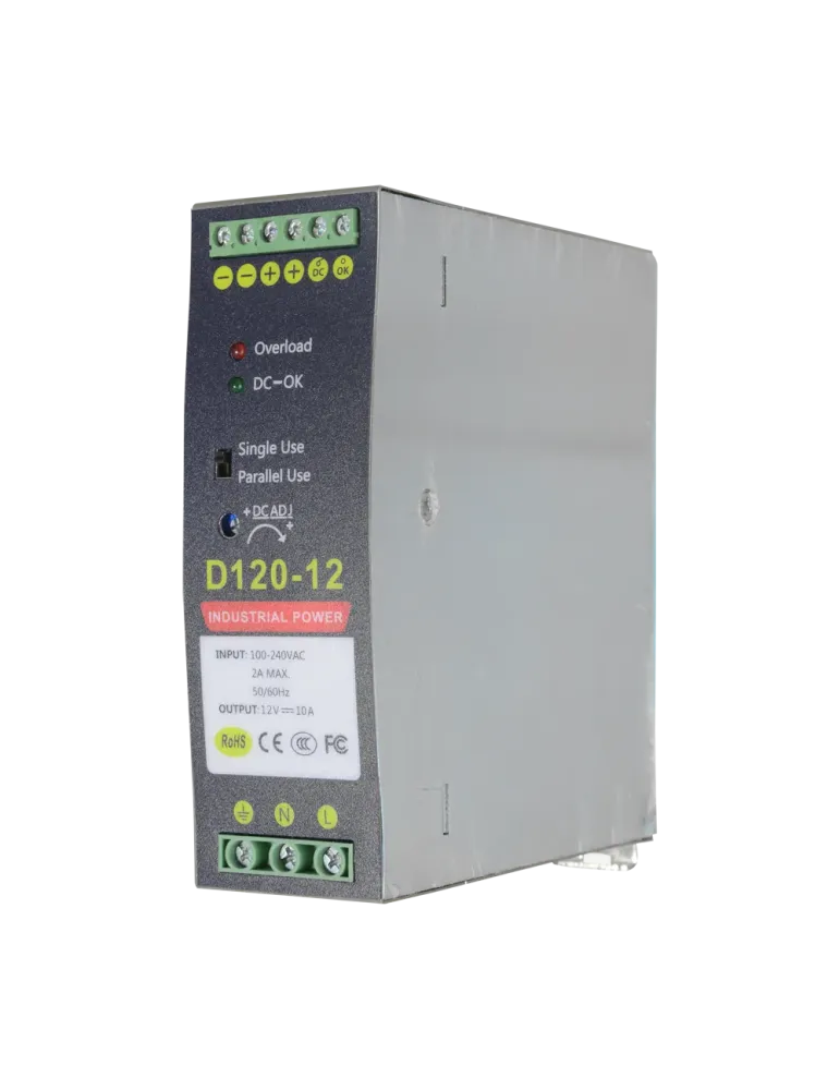 MARCA BLANCA Fuente de alimentación conmutada - Salida DC 12 V 10 A /