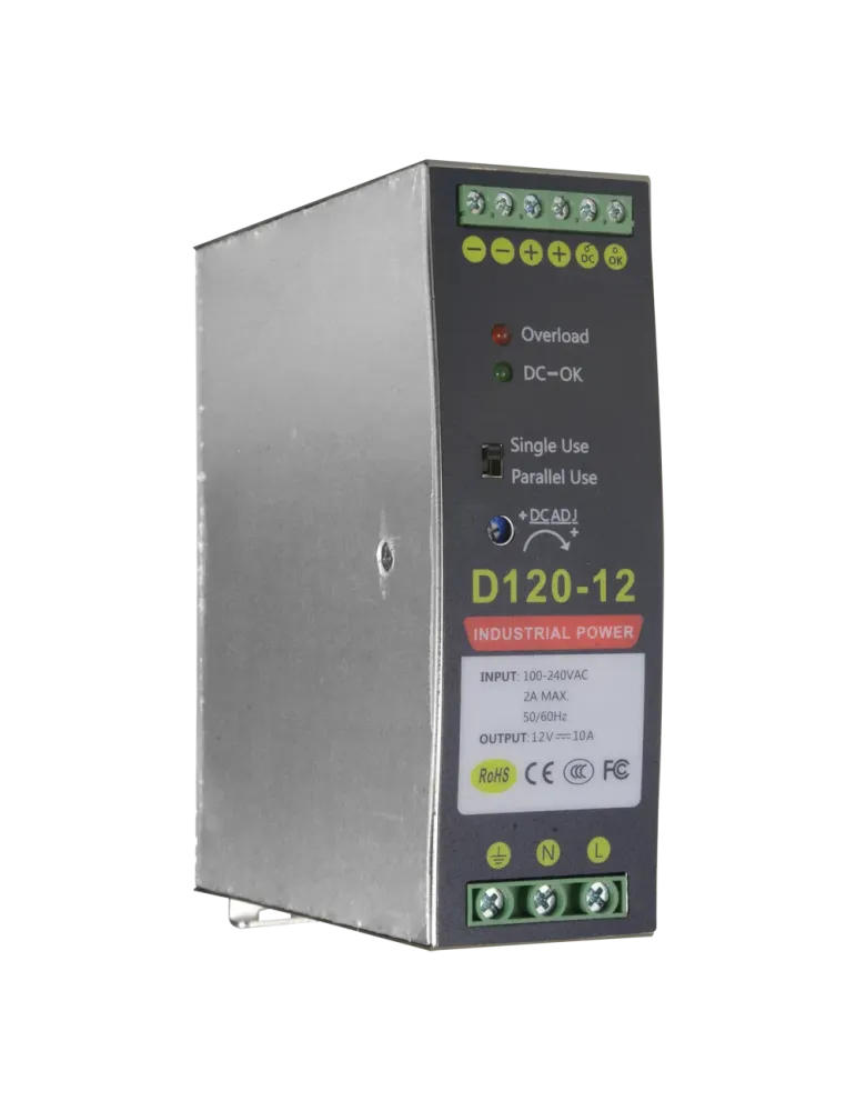 MARCA BLANCA Fuente de alimentación conmutada - Salida DC 12 V 10 A /