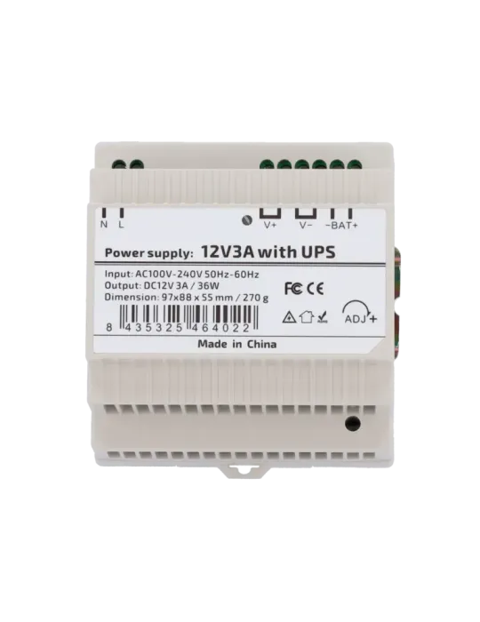 MARCA BLANCA Fuente de alimentación con función UPS - Salida DC 12 V 3
