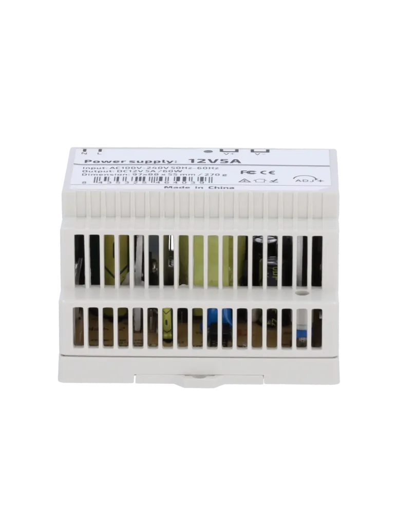 MARCA BLANCA Fuente de alimentación - Salida DC 12 V 5 A / 60 W - Volt