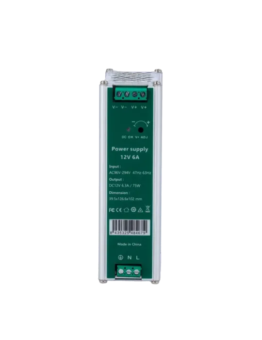 MARCA BLANCA Fuente de alimentación conmutada - Salida DC 12 V 6.3 A /