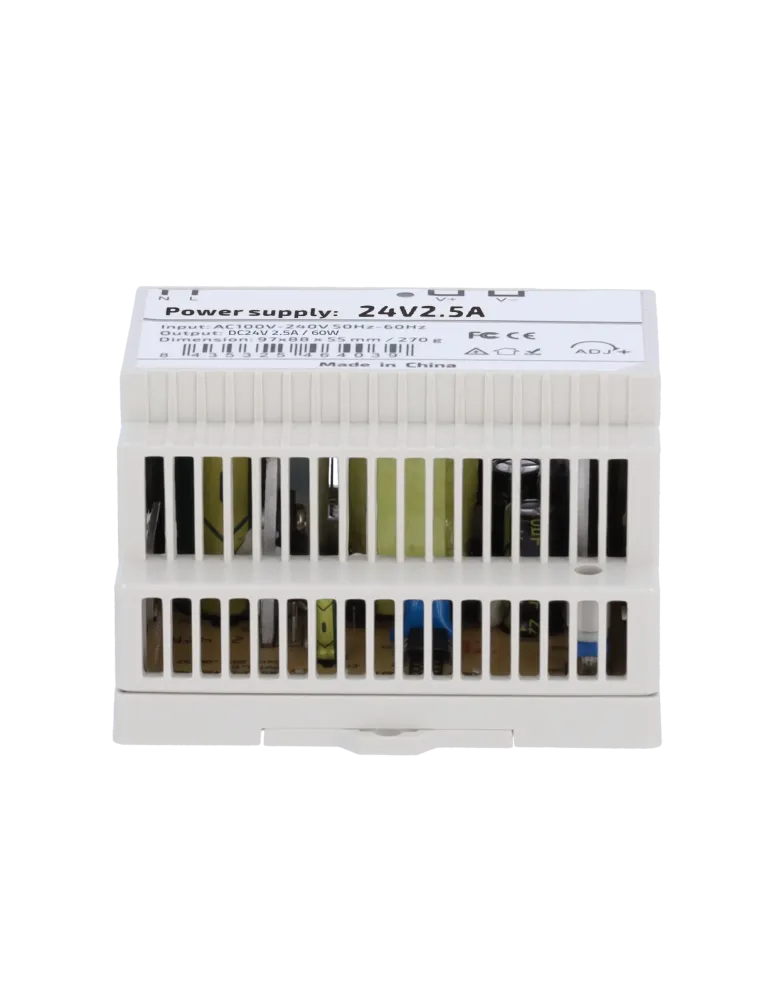 MARCA BLANCA Fuente de alimentación - Salida DC 24 V 2.5 A / 60 W - Vo