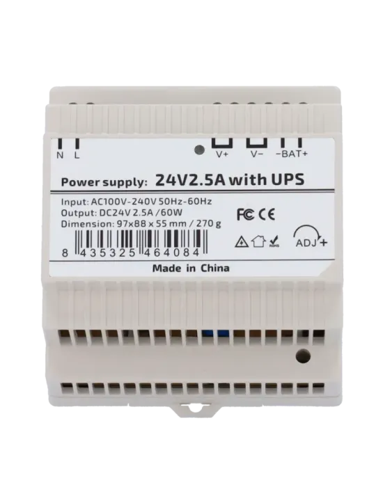 MARCA BLANCA Fuente de alimentación - Salida DC 24 V 2.5 A / 60 W - Vo