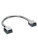 YLI Pasacables para puertas - Tubo flexible - Material metálico - Prot