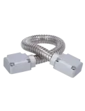 SIB Pasacables para puertas - Tubo flexible de 16 mm de diámetro - Mat