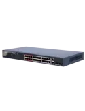 HIKVISION Switch PoE Hikvision - 24 puertos RJ45 FE + 2 puertos Gigabi