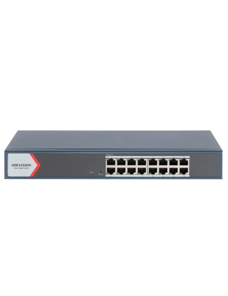 Hikvision Gigabit Switch Gestionable - 16 RJ45 10/100/1000 Mbps - VLAN