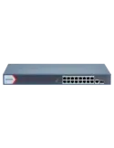 HIKVISION Switch PoE Hikvision - 16 puertos RJ45 GE + 1 puerto Gigabit