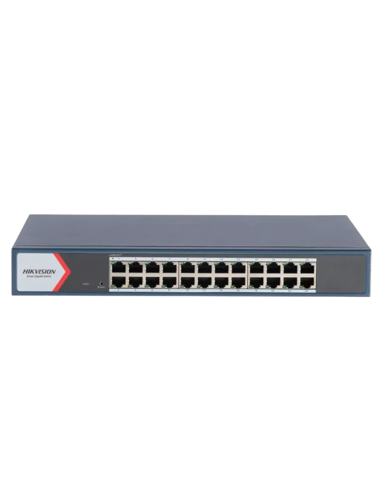 Hikvision Gigabit Switch Gestionable - 24 RJ45 10/100/1000 Mbps - VLAN