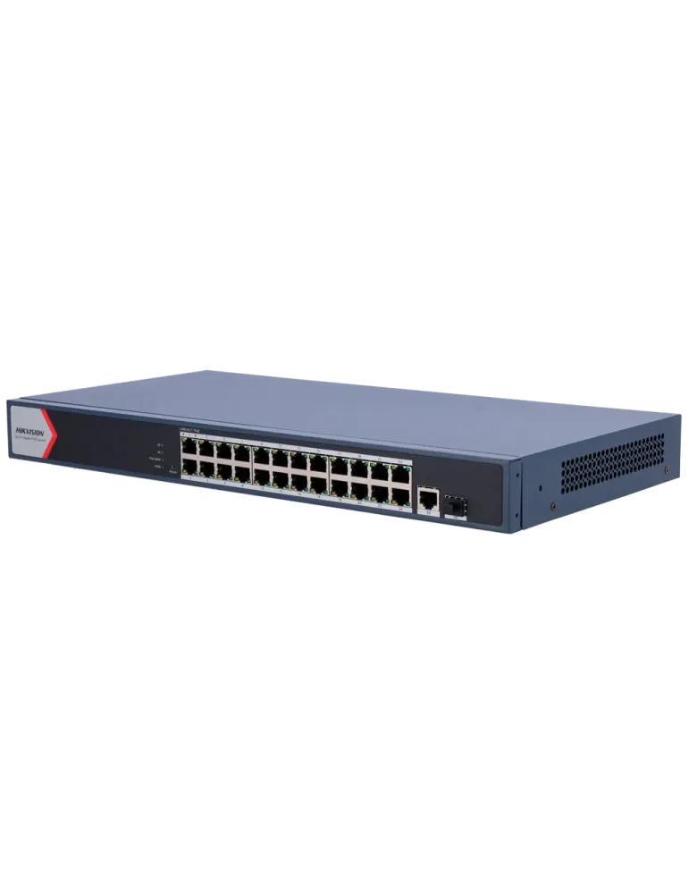 HIKVISION Switch PoE Hikvision - 24 puertos RJ45 GE + 1 puerto Gigabit