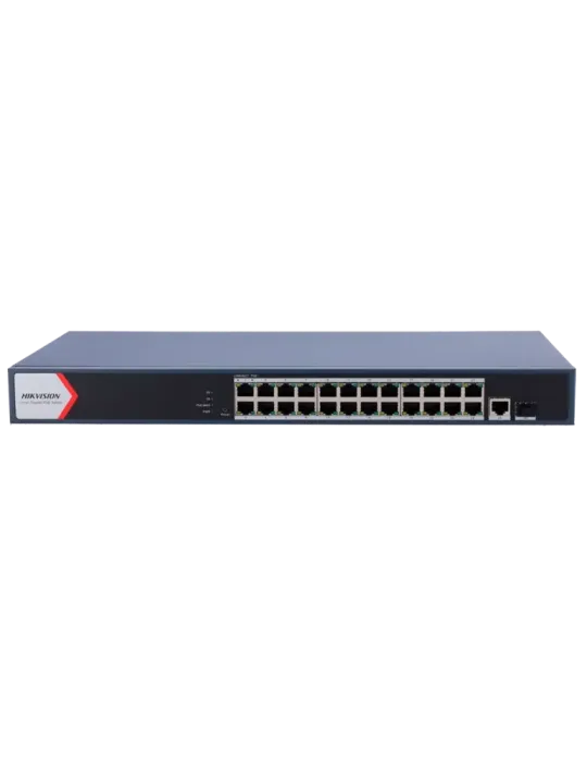 HIKVISION Switch PoE Hikvision - 24 puertos RJ45 GE + 1 puerto Gigabit