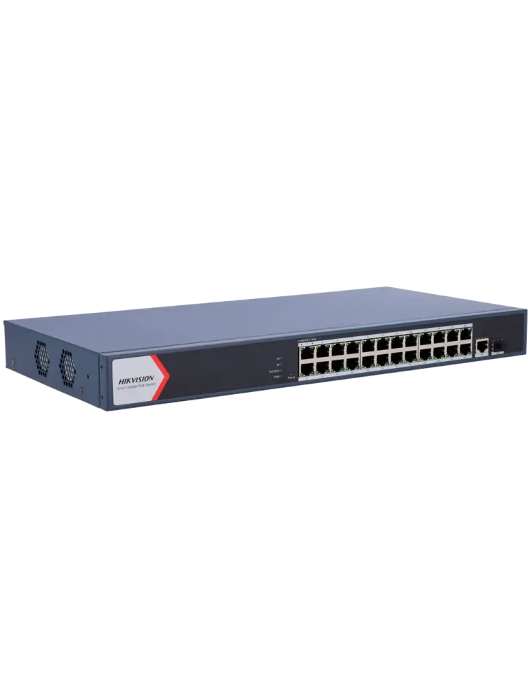 HIKVISION Switch PoE Hikvision - 24 puertos RJ45 GE + 1 puerto Gigabit