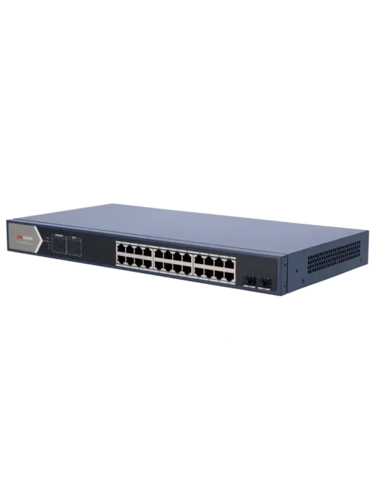 HIKVISION Switch PoE Hikvision - 24 puertos RJ45 GE + 2 puertos Gigabi