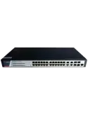 Hikvision Switch Gestionable L3 - 24 puertos PoE PRJ45 + 4 RJ45/SFP Co