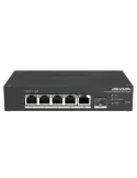 HIKVISION Switch PoE Hikvision - 4 puertos RJ45 FE + 1 puerto Gigabit