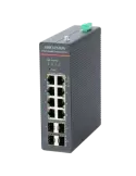 Hikvision Switch Industrial PoE Cloud Capa 2 - 8 puertos PoE+ Gigabit