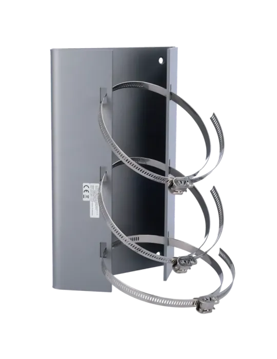 Hikvision - Soporte de poste - 314 mm × 197 mm × 198 mm - Acero inoxid