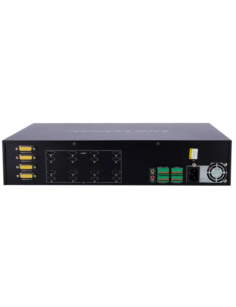 HIKVISION Decodificador Hikvision - 256 canales - Capacidad de decodif