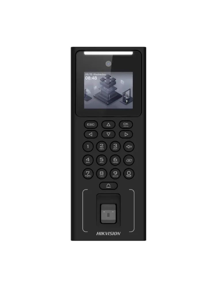 HIKVISION Control de acceso y presencia - Facial, huella, tarjeta EM y