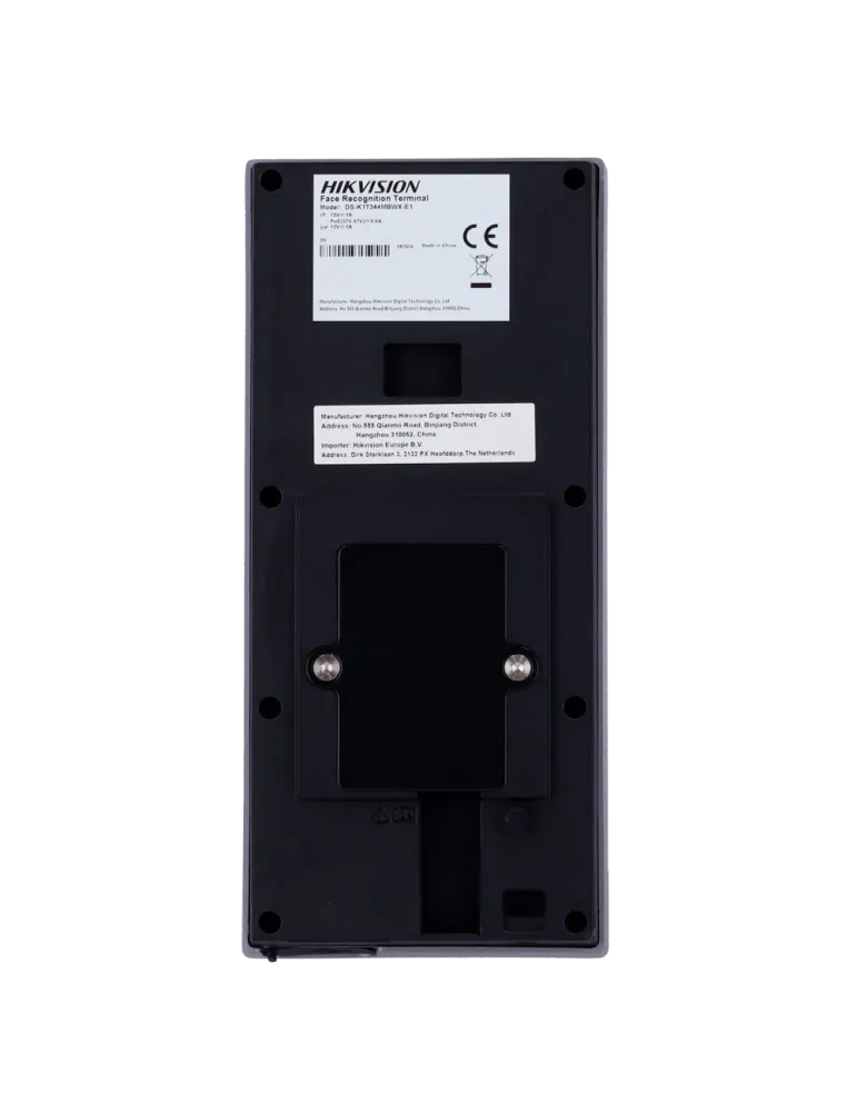 HIKVISION Control de acceso y presencia PoE IP65 - Facial, tarjeta EM,