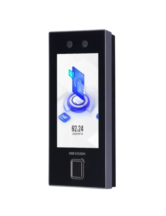 HIKVISION Control de acceso y presencia PoE IP65 - Facial, huella, tar
