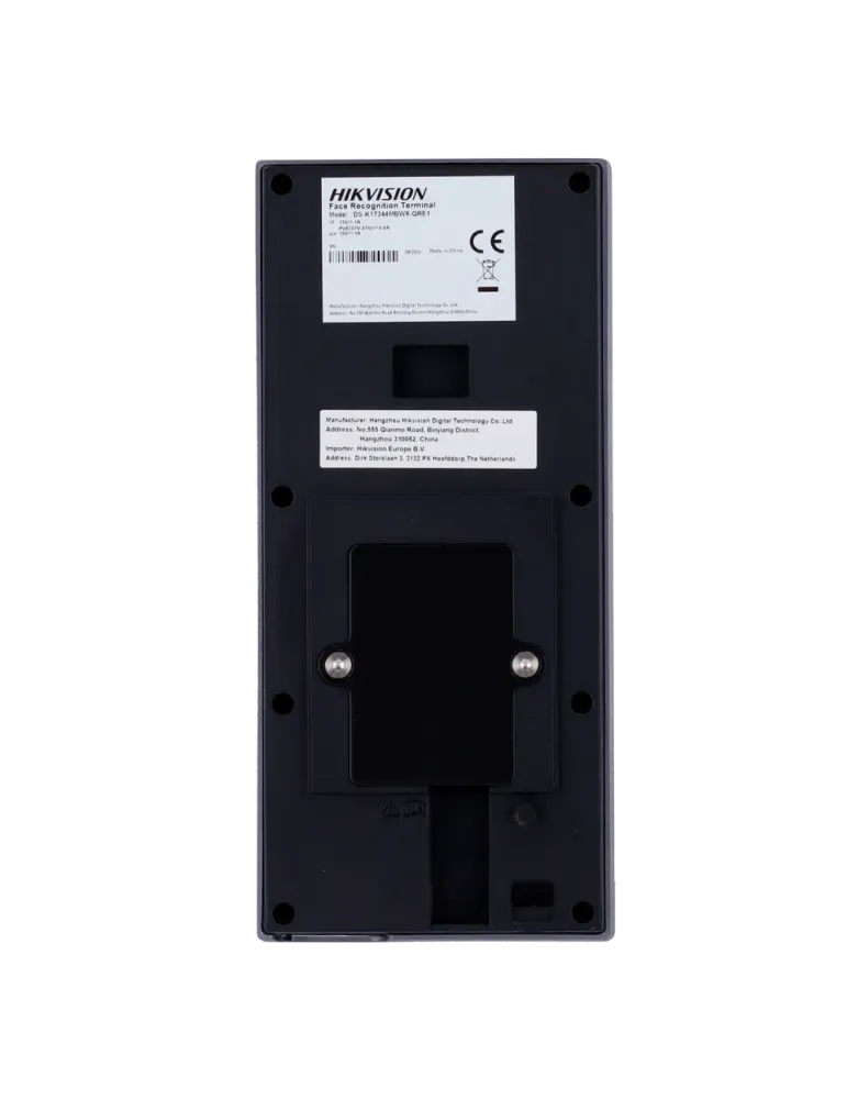 HIKVISION Control de acceso y presencia PoE IP65 - Facial, tarjeta MF,