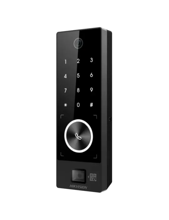 HIKVISION Control de acceso PoE IP65 - Facial, tarjeta MF, QR dinámico