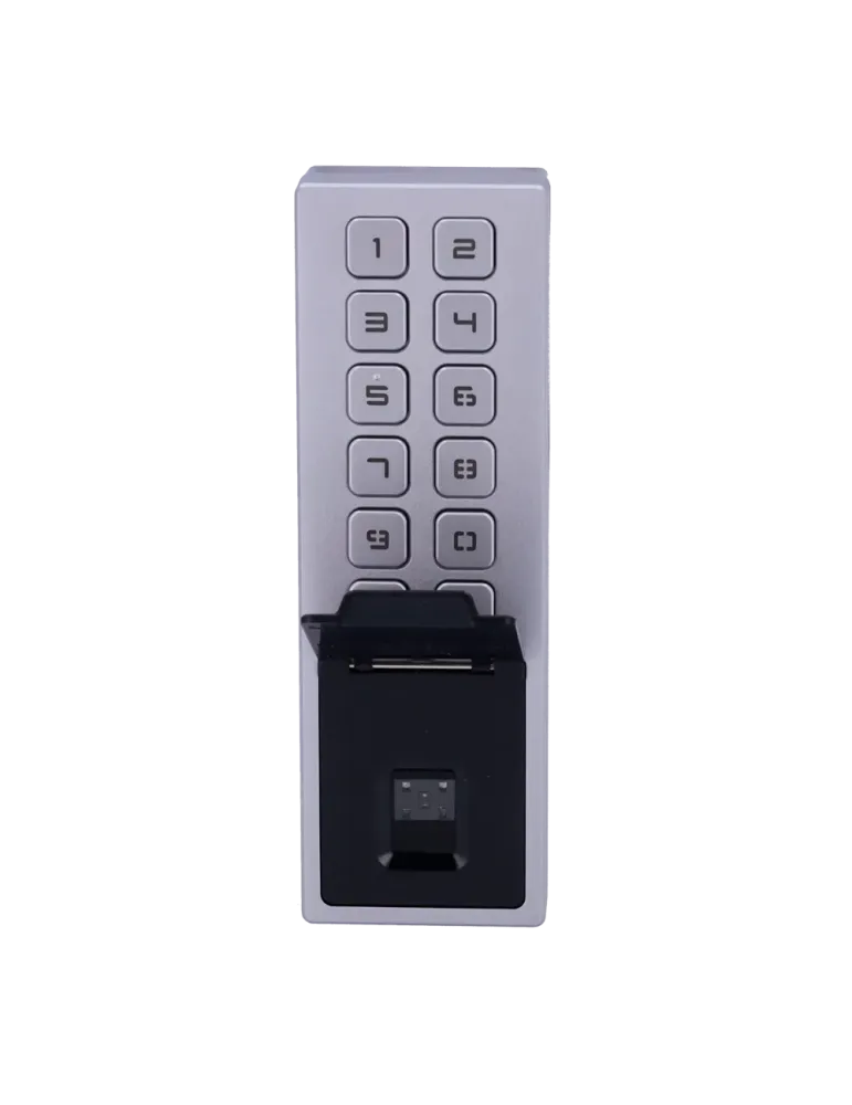HIKVISION Control de acceso IP65 IK08 - Huella, tarjeta EM y PIN - 3.0
