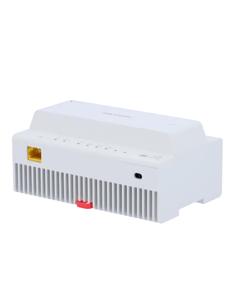 HIKVISION Conversor para edificios - 2 hilos a IP - 4 grupos de 2 hilo