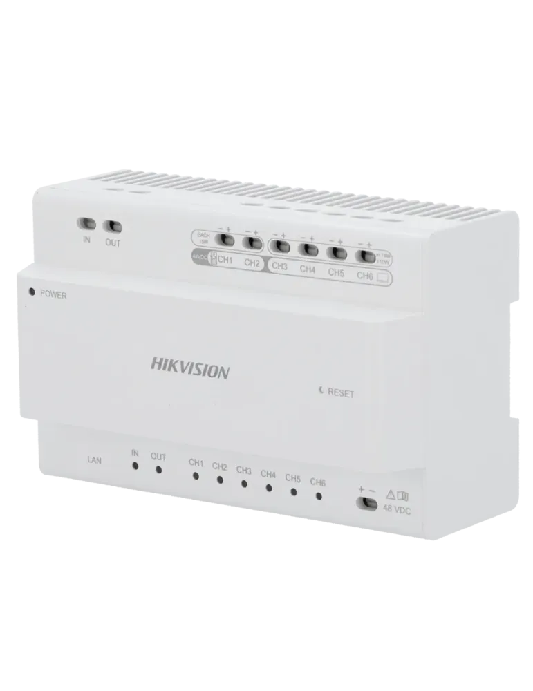 HIKVISION INTERCOM Distribuidor para edificios - 2 hilos HD - 6 grupos