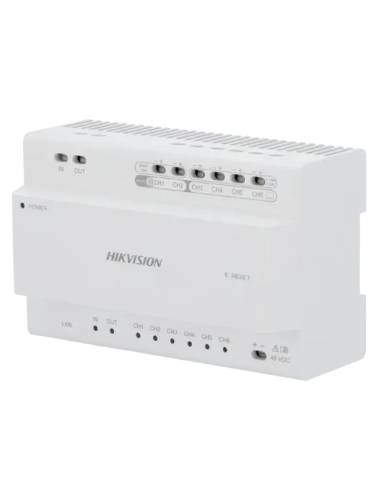 HIKVISION INTERCOM Distribuidor para edificios - 2 hilos HD - 6 grupos