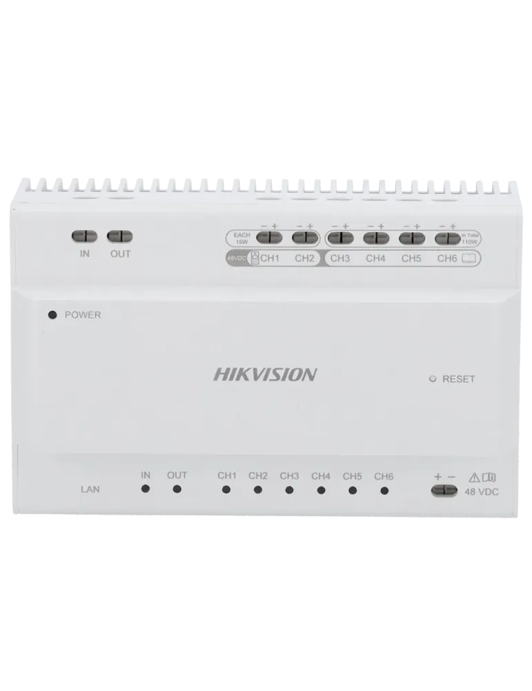 HIKVISION INTERCOM Distribuidor para edificios - 2 hilos HD - 6 grupos