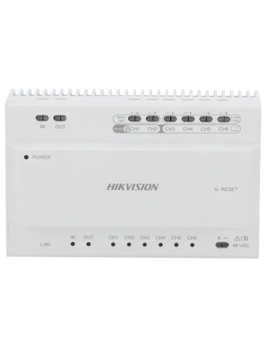 HIKVISION INTERCOM Distribuidor para edificios - 2 hilos HD - 6 grupos